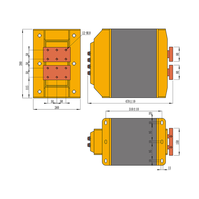 10000J-800V Capacitor Discharge Welding Transformer