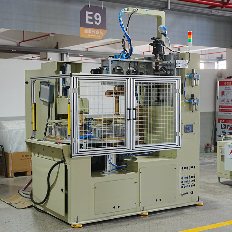 4-Station Automatic Rotary Mesh Basket Roll Welding Machine