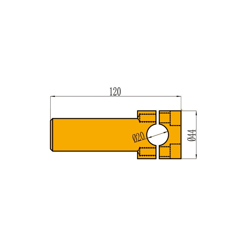 Clamp Ø20 Electrode Brass Arm